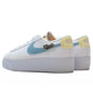 Women's Blazer Low Platform Next Nature - White/Boarder Blue/Pink Oxford