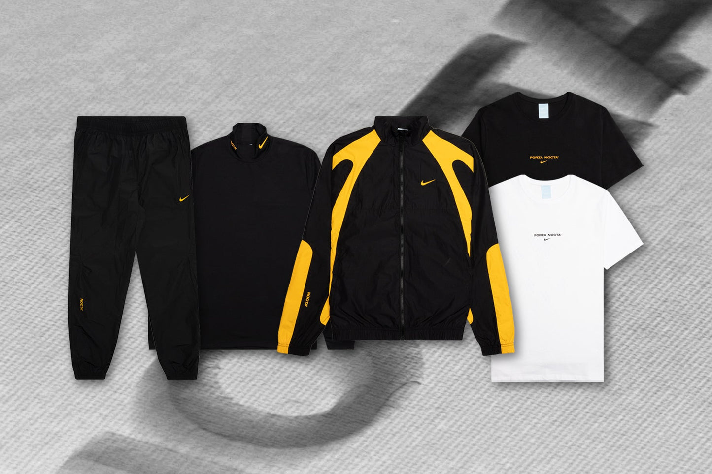 Nike x Nocta NRG AU Mock Neck ESS - Black/Tour Yellow