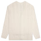 Cable Knit Cardigan Rebirth - Off White