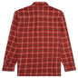 Filip Flannel Lumber Check - Poppy Red