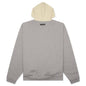 Nylon Fleece Hoodie - Dark Heather Oatmeal/Garden Yellow