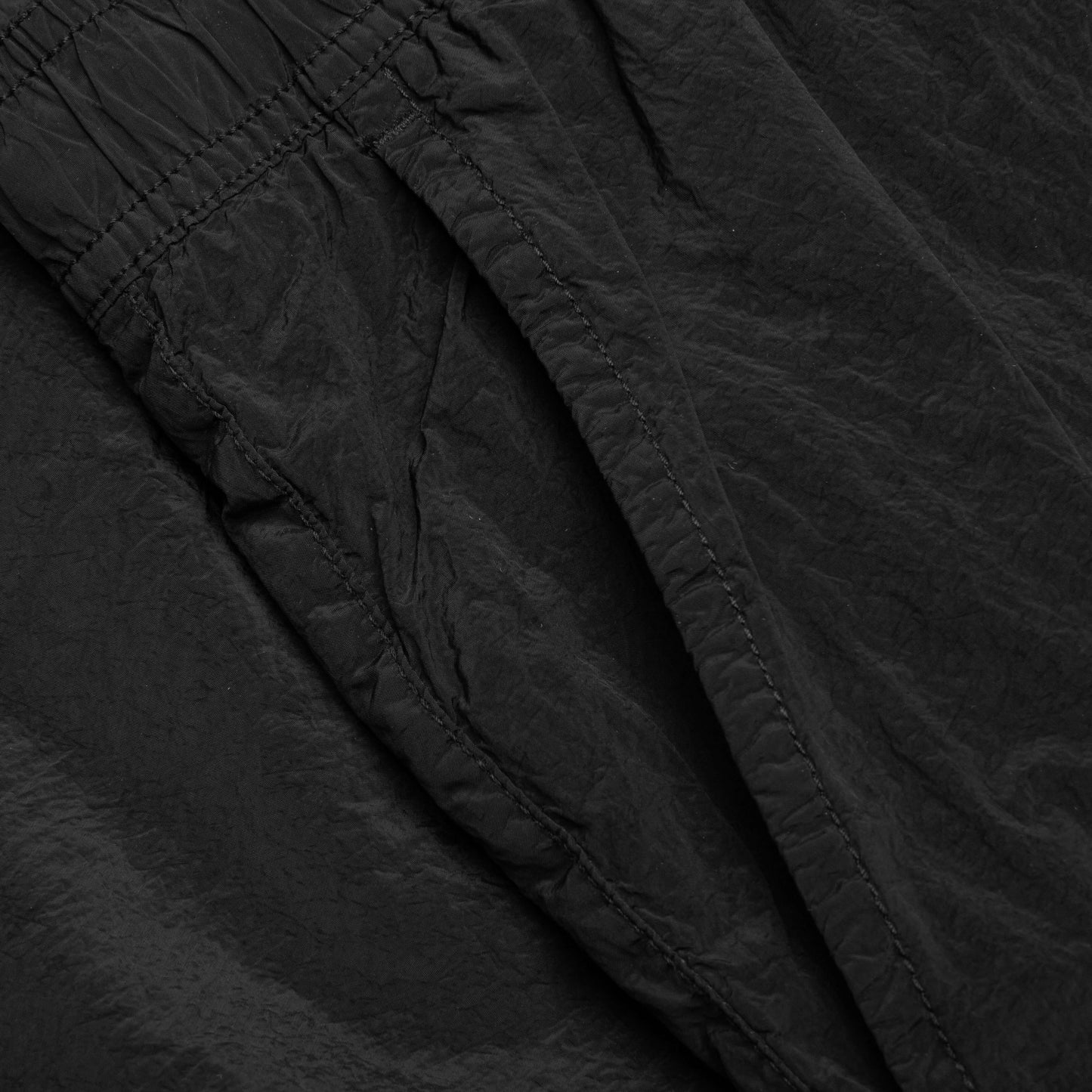 Nylon Metal Regular Fit Shorts - Black