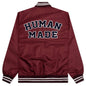 Nylon Stadium Jacket - Burgundy