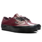 OTW Premium Authentic 44 Siped Vibram Gloss Leather - Burgundy Red/Black