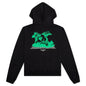 Alien Mush Boxy Hoodie - Black/Green