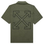 Arrow Outline Pajama S/S Shirt - Army Green