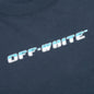 Between Arrow Over S/S Tee - Outerspace/White