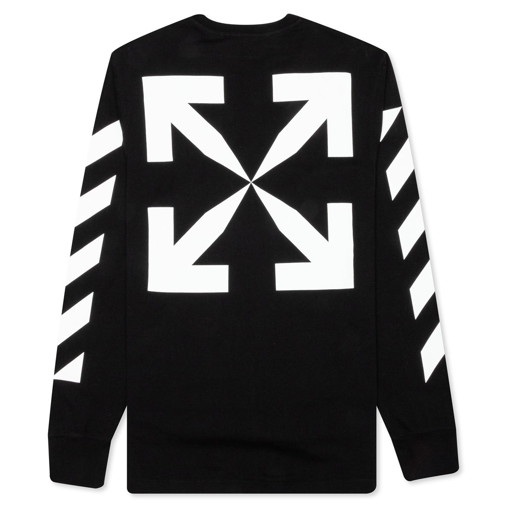 Blue Mona Lisa L/S Tee - Black/White