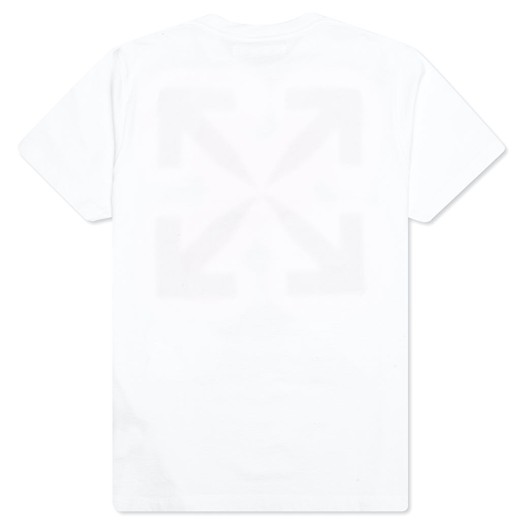 Blurred Caravag S/S Slim Tee - White/White