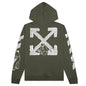 Bricks Slim Hoodie - Army Green