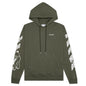 Bricks Slim Hoodie - Army Green