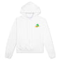 Brush Arrow Slim Hoodie - White/Multi