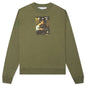 Caravaggio Boy Skate Crewneck - Green/Multi