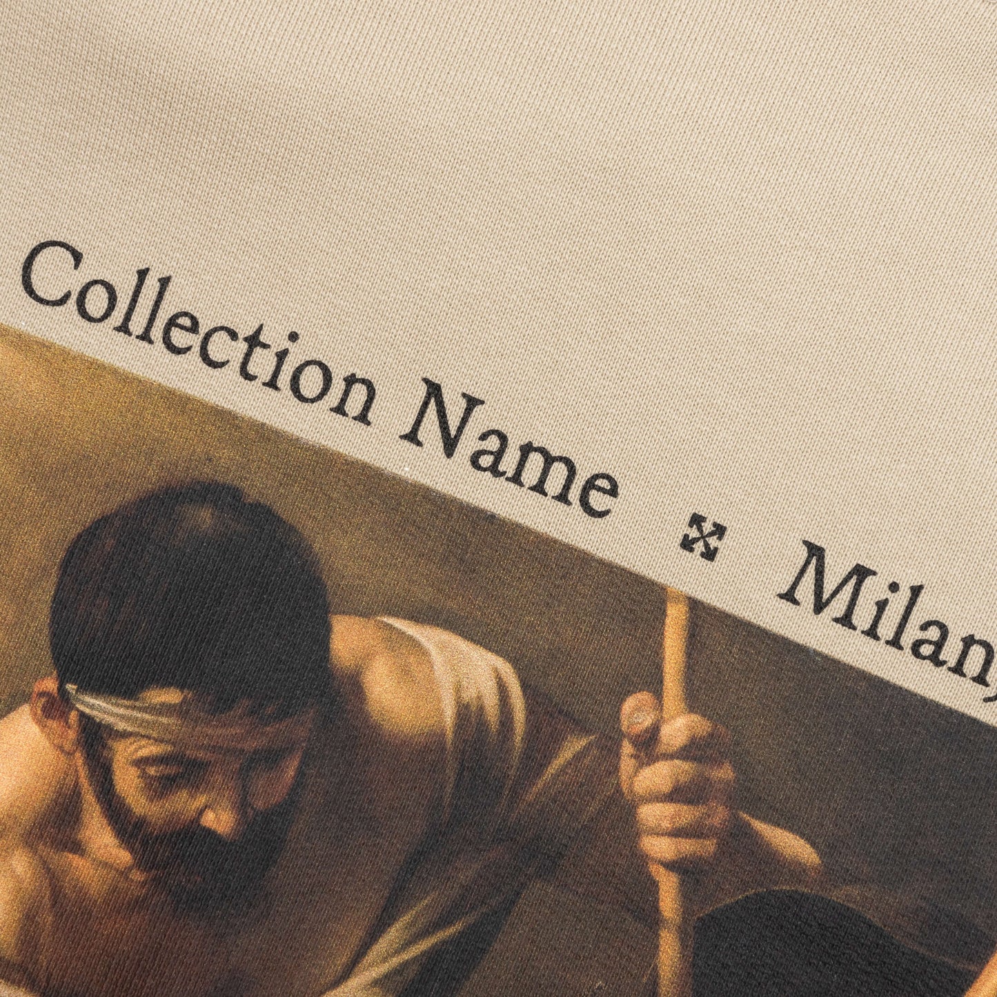 Caravaggio Crowning Over Hoodie - Dark Sand