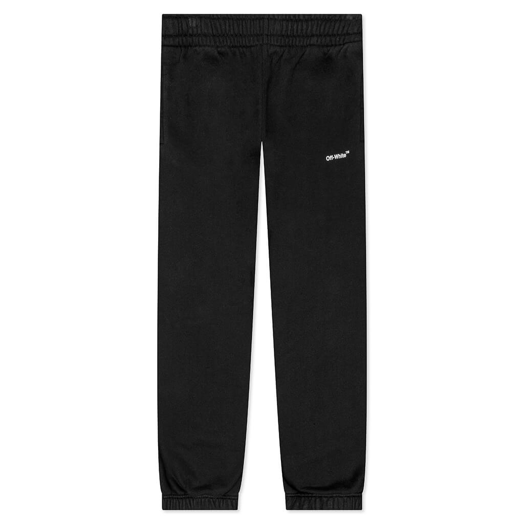 Caravaggio Diag Slim Sweatpant - Black/White