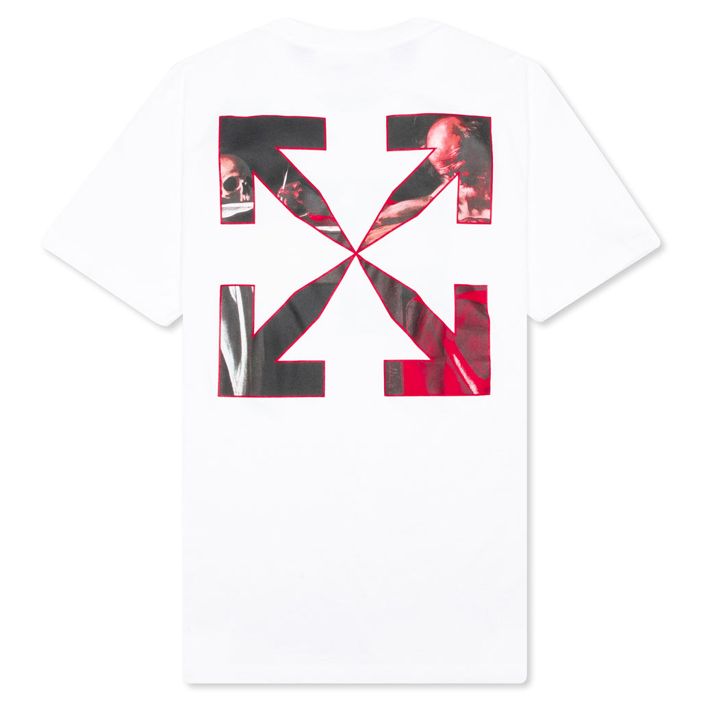 Caravaggio S/S Slim Tee - White/Red