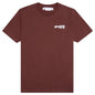 Carlos Arrow Slim S/S Tee - Barolo/Light Grey