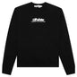 Chunky Logo Slim Crewneck - Black/White