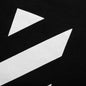 Diag Helvetica Sweatshort - Black/White