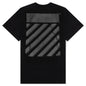 Diag Tab Over S/S Tee - Black/Black