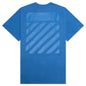 Diag Tab Over S/S Tee - Peacock