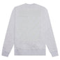 Diag Tab Slim Crewneck - Melange Grey