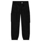 Diagonal Tab Poly Cargo Pant - Black/Black