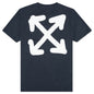 Face Arrow Slim S/S Tee - Outerspace/White