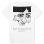Gazer S/S Slim Tee - White/Black