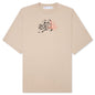 Graf Outline Over Skate S/S Tee - Dark Sand