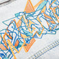 Graffiti EMB Denim Skate Jacket - Extreme Blue