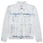 Graffiti EMB Denim Skate Jacket - Extreme Blue
