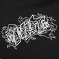 Graffiti Layerz Slim Hoodie - Black/White