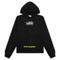 Graffiti Layerz Slim Hoodie - Black/White