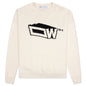 Graffiti Zine Chunky Crewneck - Off White