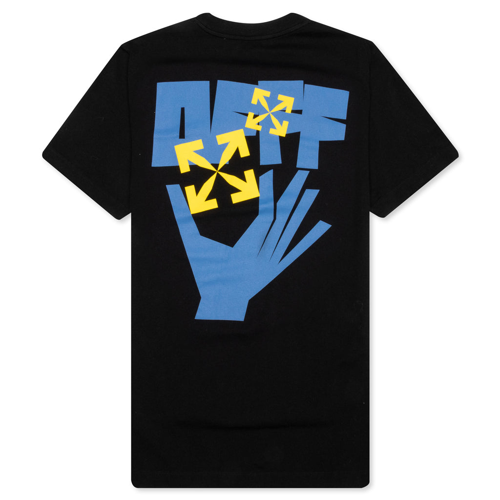 Hands Arrows S/S Slim Tee - Black/Light Blue