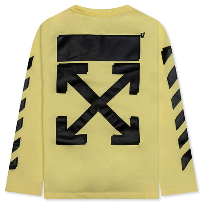 Kids Rubber Arrow L/S Tee - Yellow/Black