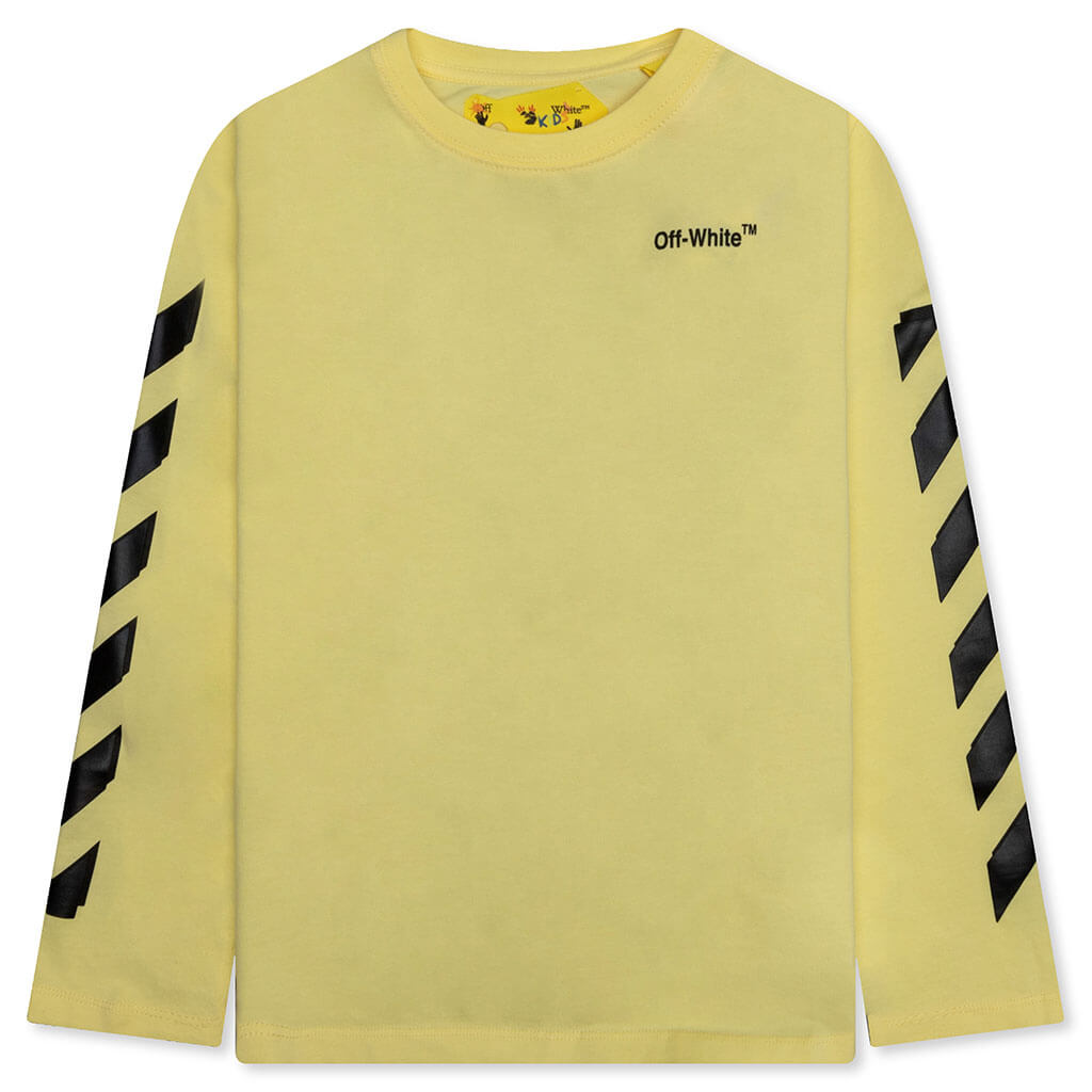 Kids Rubber Arrow L/S Tee - Yellow/Black