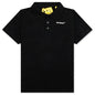 Kids Rubber Arrow S/S Polo - Black/White