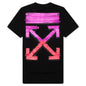 Marker S/S Slim Tee - Black/Fuchsia