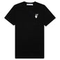 Marker S/S Slim Tee - Black/Fuchsia