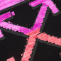 Marker S/S Slim Tee - Black/Fuchsia