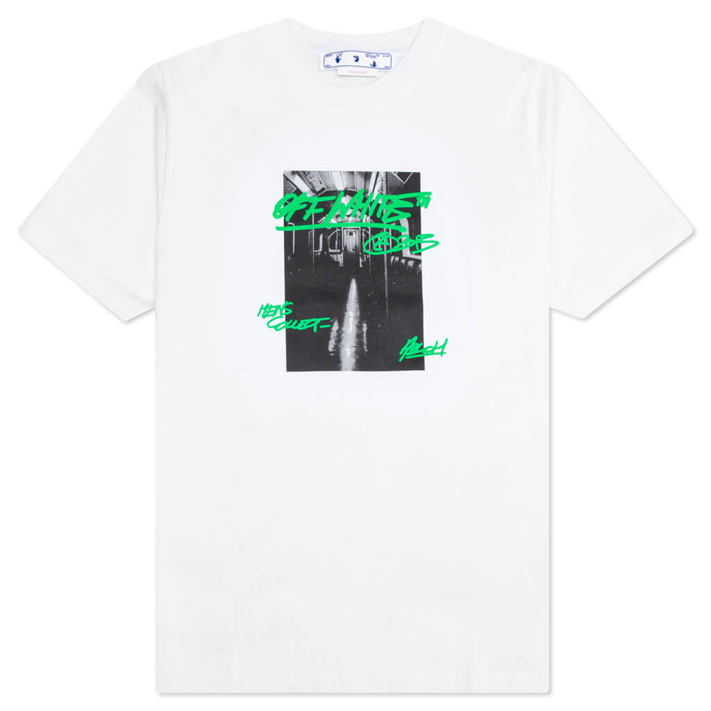 Metro Type Over Skate S/S Tee - White/Green