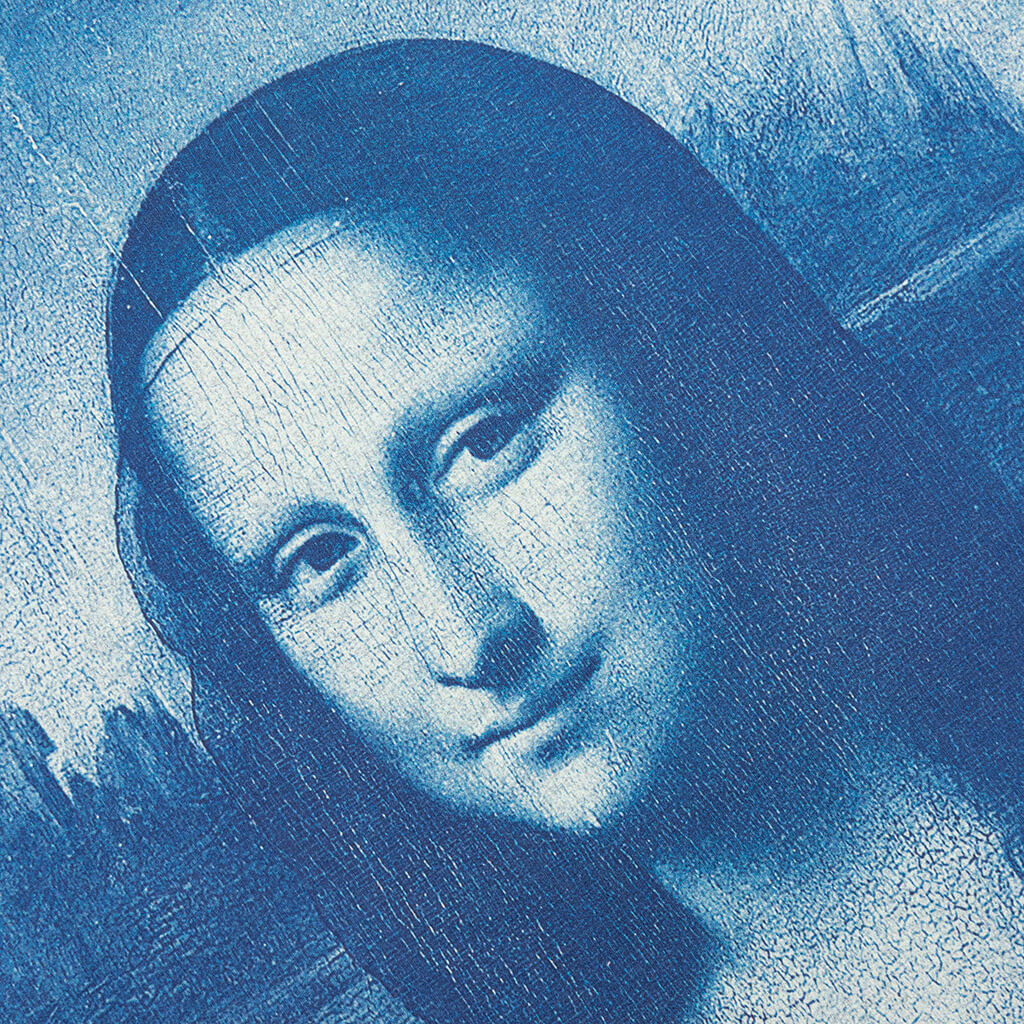 Mona Lisa Slim S/S Tee - Black/Blue