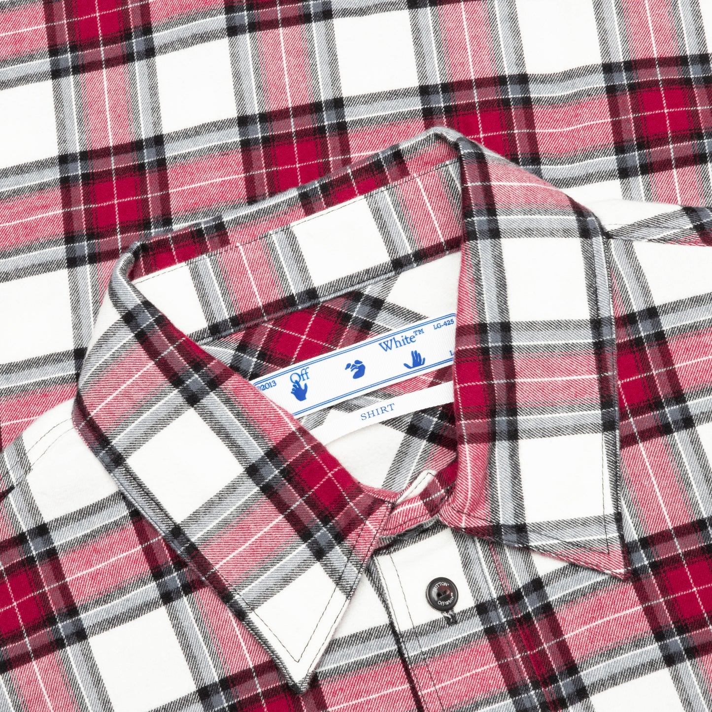 OW Allover Check Flannel Shirt - Red/No Color