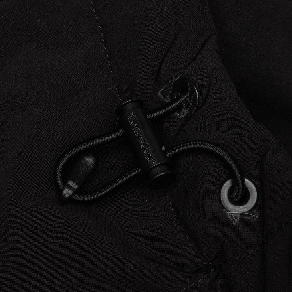 OW Patch Puffer - Black/Orange