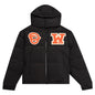 OW Patch Puffer - Black/Orange
