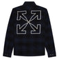 Outline Arr Flannel Shirt - Blue/White