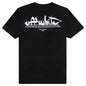 Paint Script Over Skate S/S Tee - Black/White