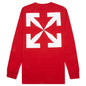 Pascal Print L/S Tee - Red/Light Blue